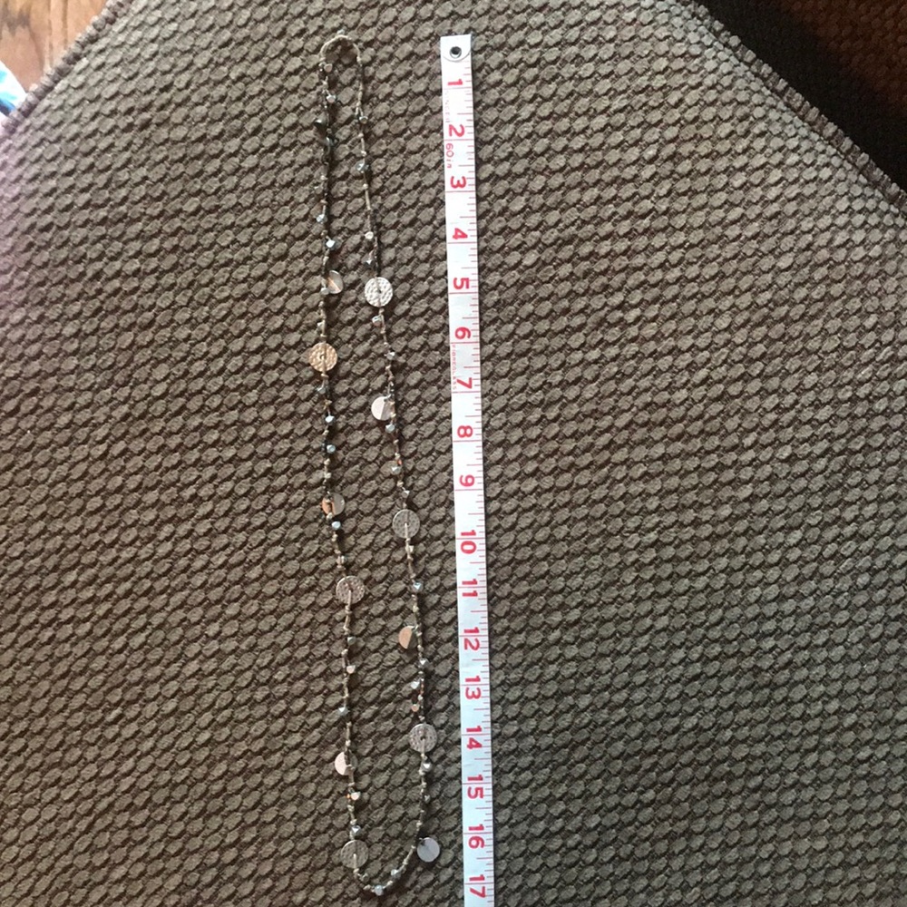 Necklace with silver accents